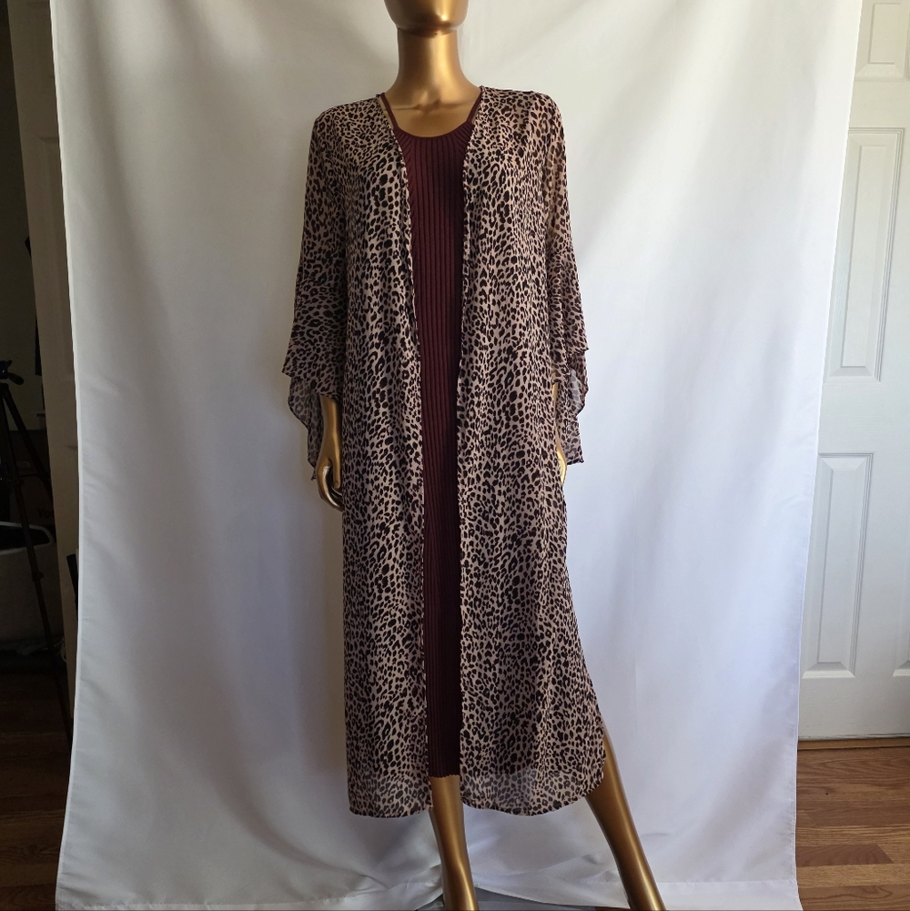 Umgee Leopard Print Long Cover